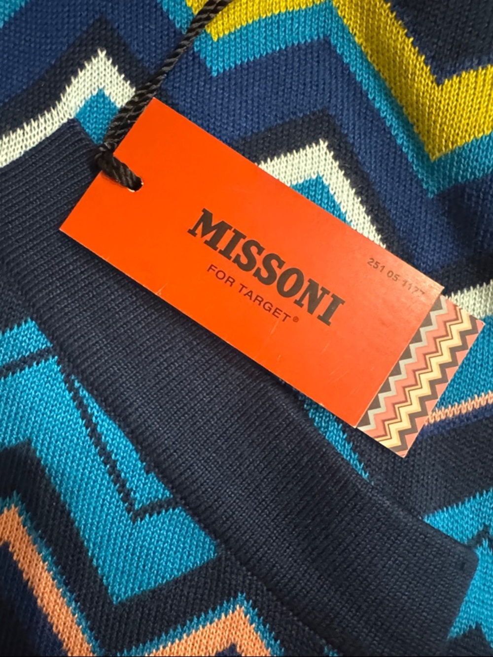 Missoni for Target Sweater Skirt Blue Size XL - Picture 10 of 10